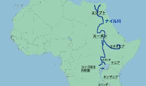 ナイル川 地図 アジア格安 ひとり旅ナビ助